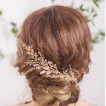 Accesoriu pentru Par Gold Crystal