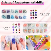 Kit Unghii Nail Art Decor Color