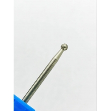 Bit (Cap) Freza Unghii Diamant Cuticule Forma Sfera 001/025B, Briu Albastru