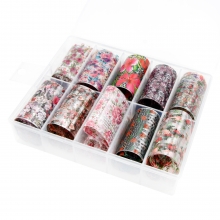 Folie de Transfer, Flori, Set 10 buc