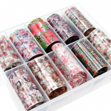 Folie de Transfer, Flori, Set 10 buc