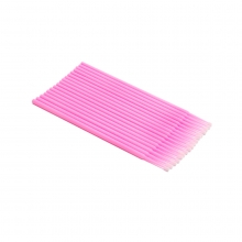 Aplicatoare pentru Extensii Gene Microbrush Pink 100 buc