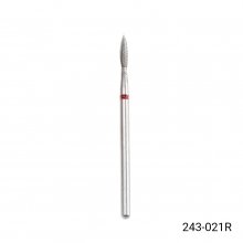 Bit (Cap) Freza Unghii pentru Cuticula, Flacara, Briu Rosu 243-021R
