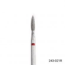 Bit (Cap) Freza Unghii pentru Cuticula, Flacara, Briu Rosu 243-021R