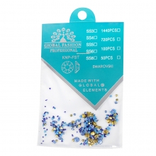Decor Unghii, Pachet, Gold - Blue