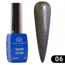 Oja Semipermanenta Rainbow Laser Cat Eyes 8 ml, 06