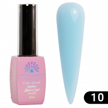Base Coat Color French, Global Fashion, 8 ml, 10 Albastru Pastel