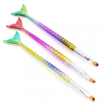 Pensule Unghii pentru Gel, Forma Peste, Set 3 buc
