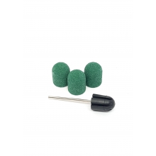 Suport + 3 Smirghel 13 x 19 mmm - 100 Set, Green