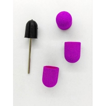 Suport + 3 Smirghel 13 x 19 mmm - 120 Set, Lilac