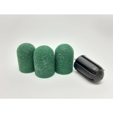 Suport + 3 Smirghel 16 x 25 mm - 100 Set, Green