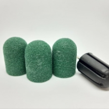 Suport + 3 Smirghel 16 x 25 mm - 120 Set, Green