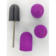 Suport + 3 Smirghel 16 x 25 mm - 80 Set, Lilac