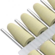 Bit (Cap) Freza Unghii din Silicon pentru Lustruire Fina White 1 buc, 610