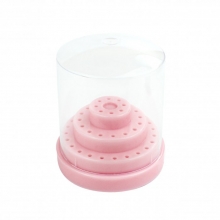 Cutie Depozitare Capat de Freza Big 48 Locuri, Light Pink