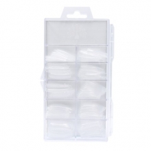 Tipsuri Unghii False, Transparente pentru Polygel, 100 buc GF-009