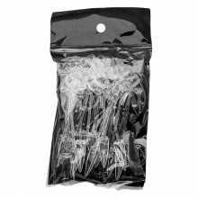 Unghii False pentru Exersat, 24 buc, Ascutite, Clear