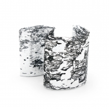 Folie de Transfer, Dantela pe Unghii, Set 10 buc Silver