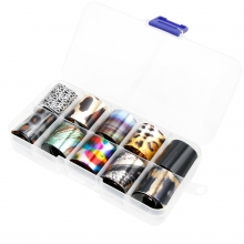 Folie de Transfer cu Print de Animale, Set 10 buc