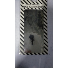 Abtibild Unghii Nail Accessory Silver Black