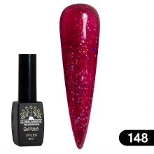 Gel Lacquer Global Fashion Black Elite 8 ml - 148