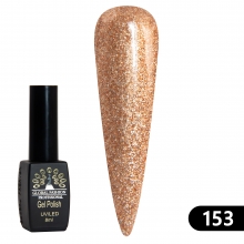 Gel Lacquer Global Fashion Black Elite 8 ml - 153
