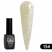 Gel Lacquer Global Fashion Black Elite 8 ml - 154