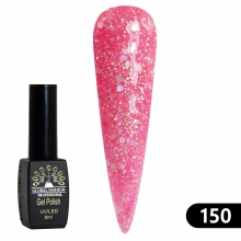 Gel Lacquer Global Fashion Black Elite 8 ml - 150