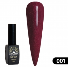 Gel Lacquer Global Fashion Black Elite 8 ml - 001