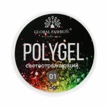 Polygel Reflectiv Global Fashion 15g, 01