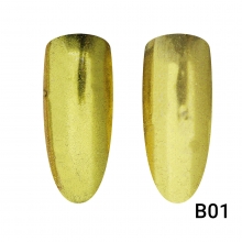 Pigment Unghii, Mirror Gold B01