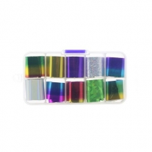 Folie de Transfer Unghii Set 10 buc
