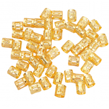 Accesorii pentru Codite Afro, Box Braids, Set 50 Bucati Gold Ring