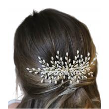 Accesoriu de Par Piepten, Ivory Pearls