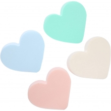 Bureti Machiaj pentru Fond de Ten, Heart, set 4 buc