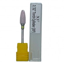 Bit (Cap) Freza Unghii, Ceramica, Briu Galben XF 3/32 Torch Cylinder