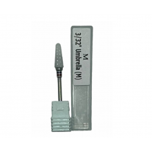 Bit (Cap) Freza Unghii Ceramica - Briu Albastru-Rosu - M 3/32 Umbrella (M)