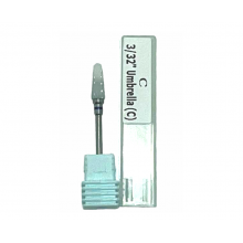 Bit (Cap) Freza Unghii Ceramic Briu Albastru - C 3/32 Umbrella (C)