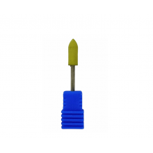 Bit (Cap) Freza Unghii din Silicon pentru Lustruire fina White 1 buc - 205 Yellow