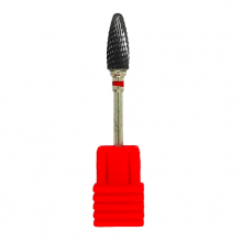 Bit Cap Freza Unghii Ceramica Black Forma Porumb B640701 Briu Rosu