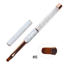 Pensula Unghii Gel Limba de Pisica Everin Nr. 6 - YQ-6