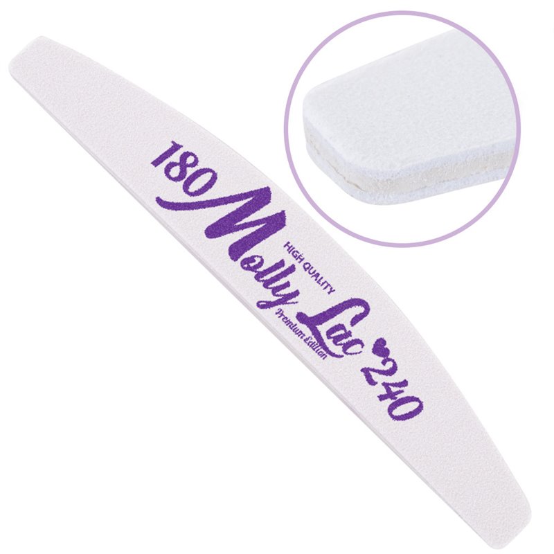 Pila Unghii Semiluna Molly Lac HQ Premium Edition 180/240