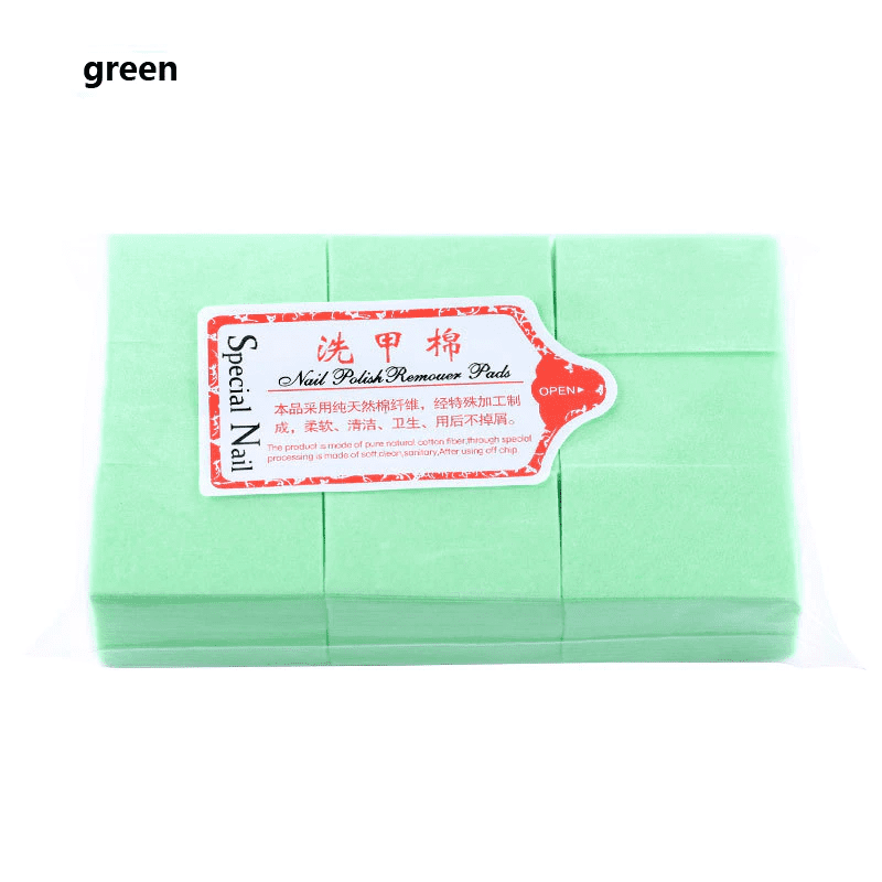 Servetele Manichiura Bumbac Aprox. 900 buc - Verde