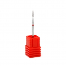 Bit Diamant Cuticule Flacara 243/012R - Brau rosu