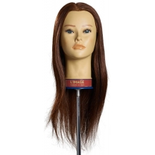 Cap Manechin Par Natural 100%, Anja, 50 cm, L'Image Germania + Suport Prindere Masa