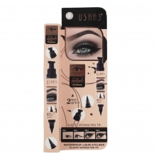 Tus pentru Ochi Tip Carioca cu Stampila, USHAS Waterproof Eyeliner, Negru Intens