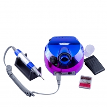 Pila Electrica, Freza De Unghii, 65W, 45.000 Rpm, Chameleon Albastru/Mov