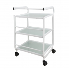 Ucenic Cosmetic cu 3 Sertare, Rafturi din Sticla 60 cm