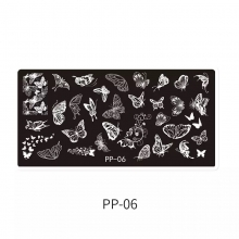 Matrita Metalica Unghii PP-06 Butterfly