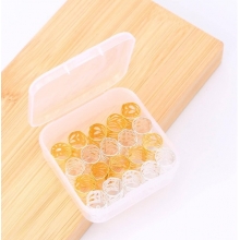 Accesorii Codite Afro Silver and Gold, 20 Buc